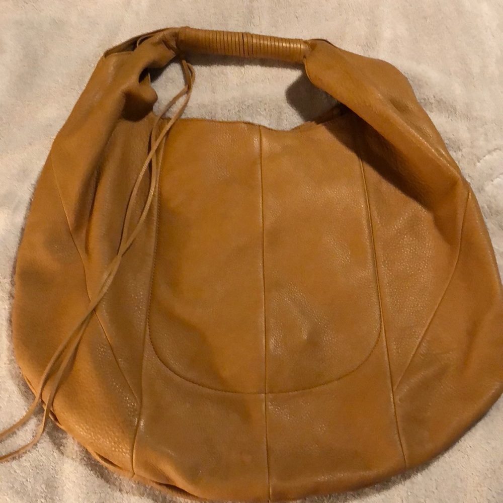 Hobo brand - large leather hobo bag